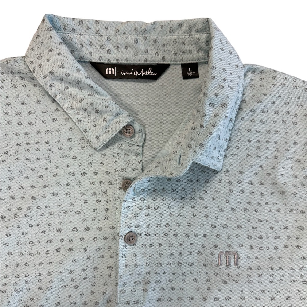 Travis Mathew Thundersnow Golf Polo, Size L